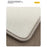 60 x 90cm Bathroom Mat Imitation Linen Woven Texture Memory Foam Non-Slip Absorbent Bath Rug - Khaki - 6