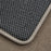 60 x 90cm Bathroom Mat Imitation Linen Woven Texture Memory Foam Non-Slip Absorbent Bath Rug - Khaki - 7