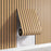 40 x 300cm 3D Grille Wood Grain Wall Sticker Self Adhesive Waterproof PVC Wallpaper for Bedroom Living Room - GS001 - 5