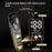 6-in-1 Electric Hair Clipper Set Multi-Function Grooming Kit IPX6 Waterproof LCD Display 1400mAh for Beard Trimming - Gold - 3