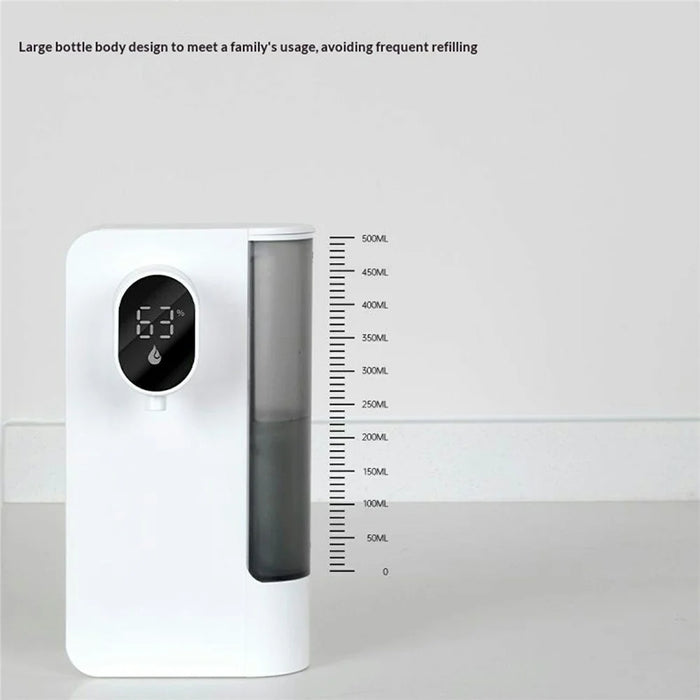 S12 Smart Automatic Soap Dispenser 500mL Wall Mount Touchless Gel Dispenser IPX5 Waterproof for Kitchen Bathroom - White - 4