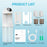 Automatic Mouthwash Dispenser 2000mAh Infrared Sensor 3 Modes 600ml Wall Mount Oral Care Device for Home Use - White - 7