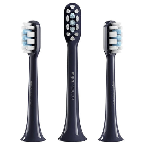 XIAOMI MIJIA 3Pcs For Xiaomi Mijia T301 / T302 Sonic Electric Toothbrush Soft Bristle Replacement Brush Heads, Standard Type (Chinese Version) - Blue - 1