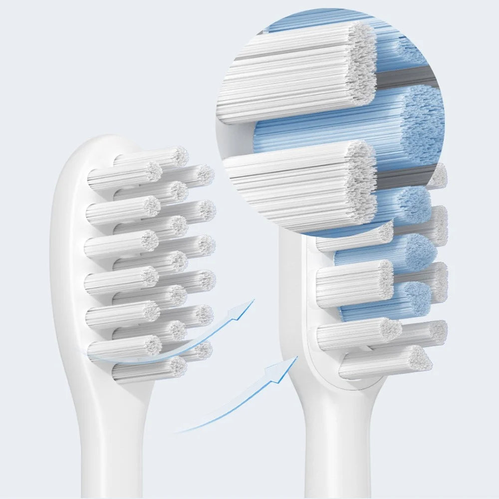 XIAOMI MIJIA 3Pcs For Xiaomi Mijia T301 / T302 Sonic Electric Toothbrush Soft Bristle Replacement Brush Heads, Standard Type (Chinese Version) - Blue - 6