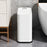 16L Large Capacity Narrow Trash Can with Lid One-Touch Button Space Saving Garbage Bin for Kitchen Bathroom - Grey - 7