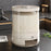 24.5x30cm Food Storage Container Large Capacity Transparent Pressing Rotating Cereal Rice Grain Dispenser (BPA-Free, NO FDA Certificate) - 1