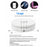 USB Remote Control 360 Degrees Rotating 2600mAh Rechargeable Turntable Display Stand with Built-in Battery for Jewelry Photography - Whit - 6