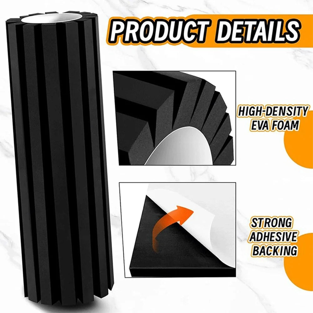 2Pcs Garage Wall Column Protector Self-Adhesive EVA Foam Parking Guard Bumper Protectors for Car Door Bump Protection - 4