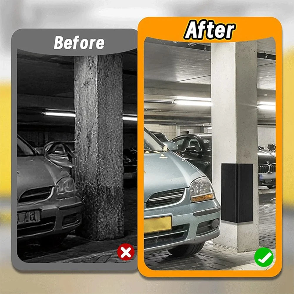 2Pcs Garage Wall Column Protector Self-Adhesive EVA Foam Parking Guard Bumper Protectors for Car Door Bump Protection - 5