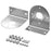 2Pcs 304 Stainless Steel L-Bracket LED Light Rack Holder Watermelon Shape LED Lamp Holder for Truck Chassis Undercarriage - 1