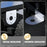 2Pcs 304 Stainless Steel L-Bracket LED Light Rack Holder Watermelon Shape LED Lamp Holder for Truck Chassis Undercarriage - 4