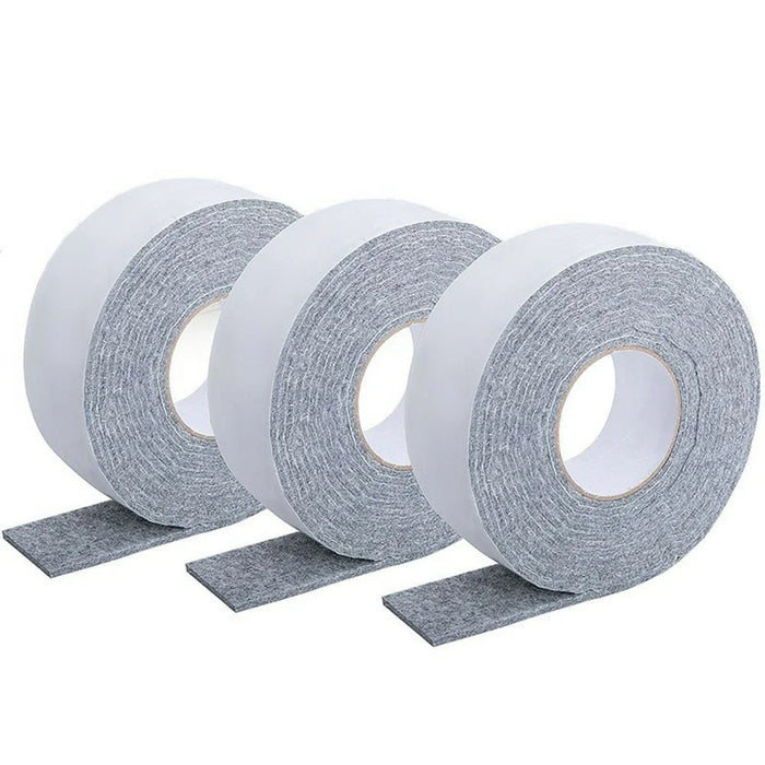 3Pcs Window Condensation Absorption Tape 16.4ft Self-Adhesive Anti-Condensation Felt Strip for Glass Windows - 1