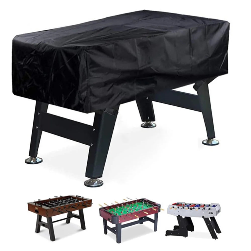 KG0212 Foosball Table Cover Outdoor Waterproof Patio Coffee Chair Billiard Soccer Table Dust Cover (420D Silver Coating) - 1