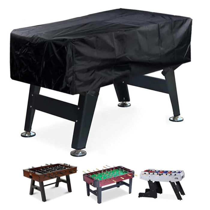 KG0212 Foosball Table Cover Outdoor Waterproof Patio Coffee Chair Billiard Soccer Table Dust Cover (420D Silver Coating) - 1