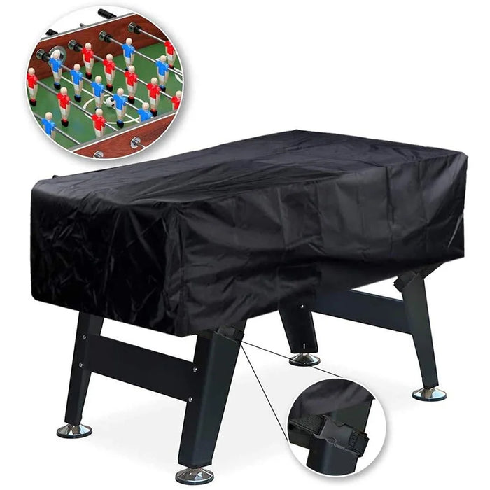 KG0212 Foosball Table Cover Outdoor Waterproof Patio Coffee Chair Billiard Soccer Table Dust Cover (420D Silver Coating) - 3