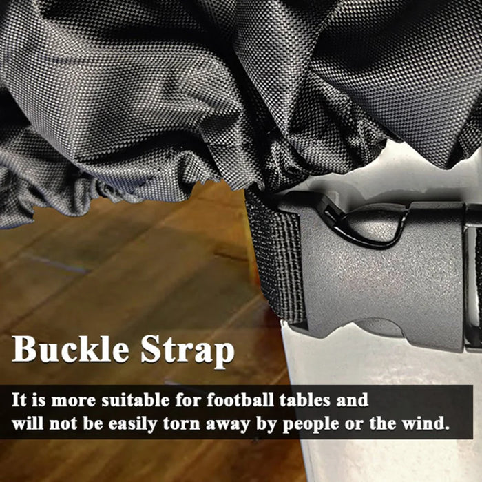 KG0212 Foosball Table Cover Outdoor Waterproof Patio Coffee Chair Billiard Soccer Table Dust Cover (420D Silver Coating) - 5