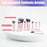 10Pcs Makeup Brushes Set Mini Travel Cosmetic Brush Kit with Portable Bag for Foundation Eyeshadow - Pink  /  Pink - 4