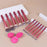 12Pcs Makeup Cosmetic Brush Set with 3 Puff Sponges Professional Long Handle Beauty Tools for Foundation Powder - Black - 7