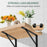 12Pcs 50x30cm Metal Wall Shelf Brackets Heavy Duty L-Shaped Triangular Support for Home DIY Storage - Black - 2