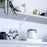 12Pcs 20x12cm Metal Wall Shelf Brackets L-Shaped Triangle Support Brackets for Home Kitchen - Black - 7
