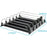 310mm 5 Rows Fridge Drink Organizer Auto Push Spring Slide Rail Beverage Automatic Drink Dispenser for Can Storage - Black - 1