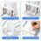 310mm Single Row Fridge Drink Organizer Auto Push Spring Slide Rail Beverage Automatic Drink Dispenser for Can Storage - White - 3