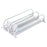 310mm 2 Rows Fridge Drink Organizer Auto Push Spring Slide Rail Beverage Automatic Drink Dispenser for Can Storage - White - 1
