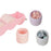 1 Set 50ml Silicone Pill Organizer Box Portable Medicine Case with Detachable Bottles for Travel (FDA Certified, BPA-Free) - Pink - 3