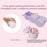 1 Set 50ml Silicone Pill Organizer Box Portable Medicine Case with Detachable Bottles for Travel (FDA Certified, BPA-Free) - Pink - 5