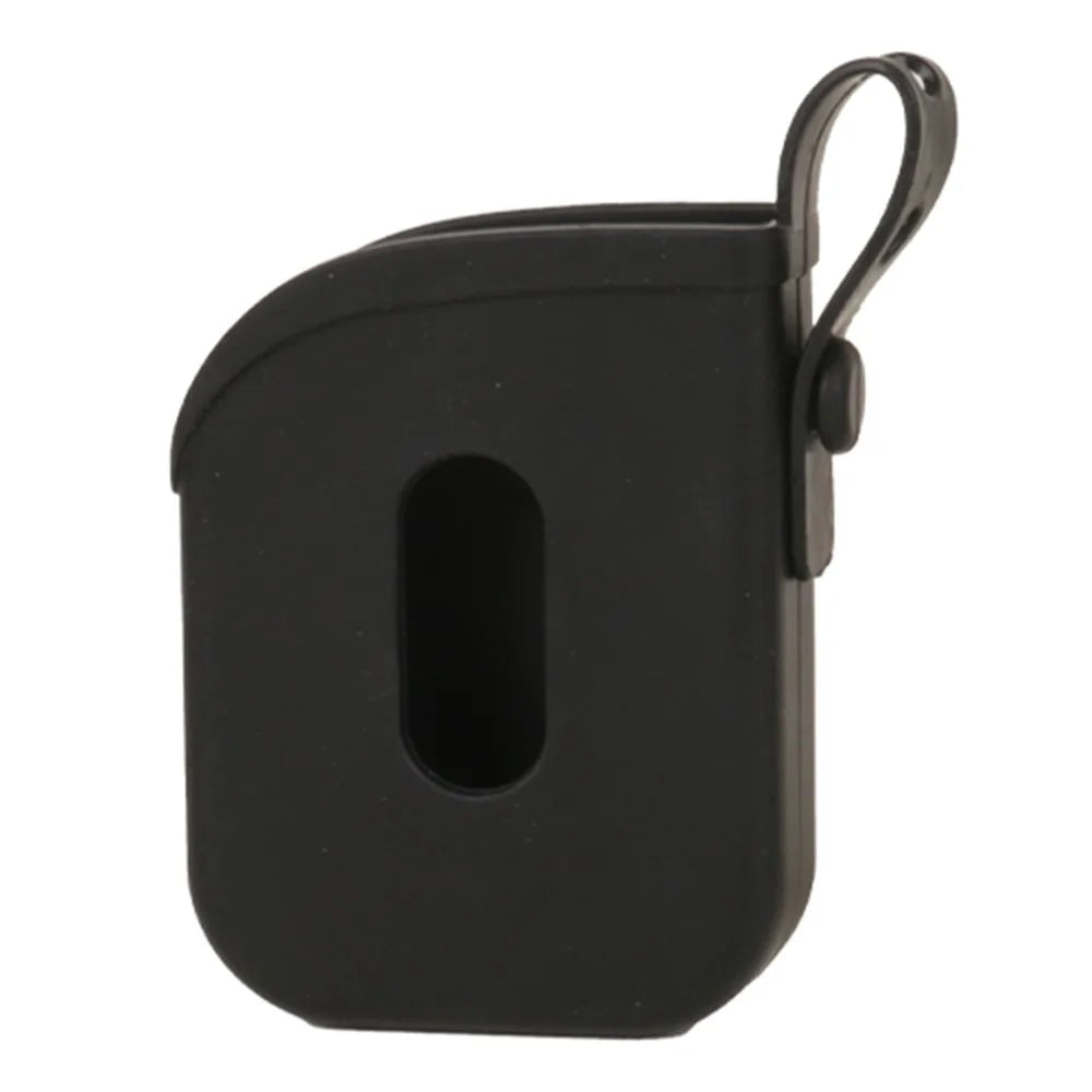 Silicone Hand Sanitizer Protective Case for Touchland Spray Bottle Protective Cover with Strap - Black - 1