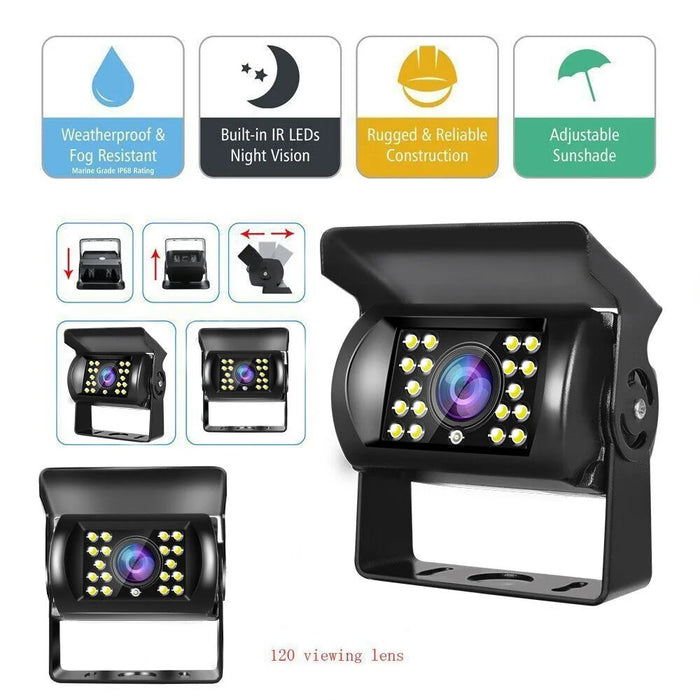 7-Inch Car Monitor Set Wireless Back-Up Camera Bus Wireless Rear View System (Digital Version) - 2
