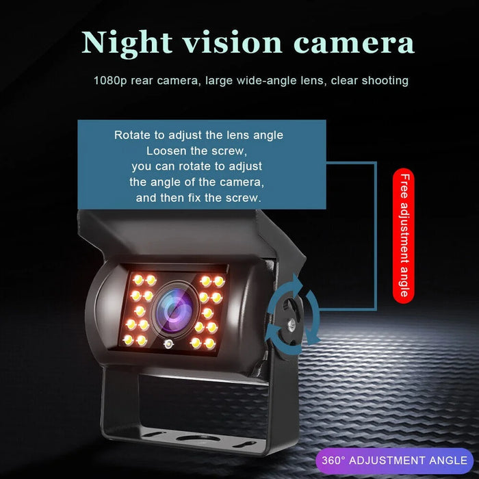 7-Inch Car Monitor Set Wireless Back-Up Camera Bus Wireless Rear View System (Digital Version) - 4