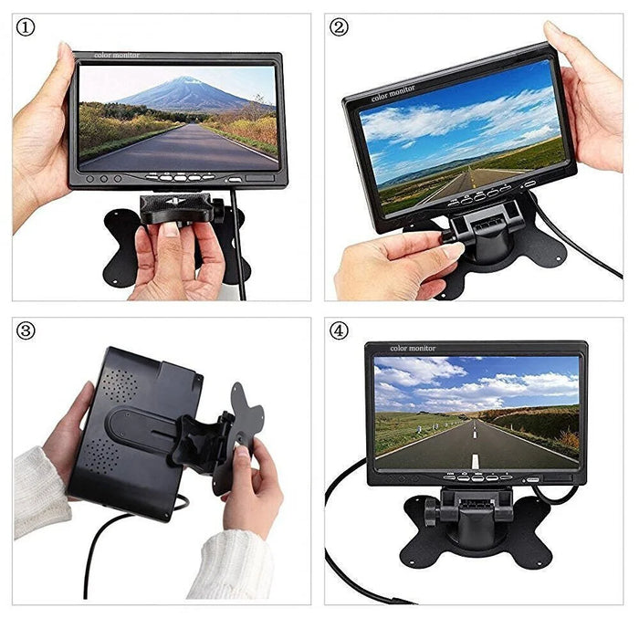 7-Inch Car Monitor Set Wireless Back-Up Camera Bus Wireless Rear View System (Digital Version) - 5