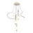 Nordic Style 3 Color Temperature LED Chandelier Pendant Light Adjustable Height for Dining Room Bedroom - White - 2
