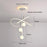 Nordic Style 3 Color Temperature LED Chandelier Pendant Light Adjustable Height for Dining Room Bedroom - White - 3