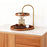 2-Tier Bamboo Jewelry Organizer Tray with Metal Stand Desktop Display Holder for Perfume - 3