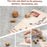 50Pcs 5 Shapes Wood Push Pins Thumb Tacks with Storage Box Cork Board Pins for Office Home - 3