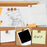 50Pcs 5 Shapes Wood Push Pins Thumb Tacks with Storage Box Cork Board Pins for Office Home - 4