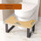 Bathroom Footstool U-Shape Bamboo Anti-Slip Toilet Squatting Stool for Toilet Support - Light Coffee - 4