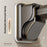 0.7-1.2m Retractable Telescopic Clothes Drying Rod One-Click Extension No Drilling Wall Mounted Closet Balcony Rack - Black - 5