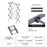 3-Tier Foldable Clothes Drying Rack Easy Install Indoor Outdoor Floor Standing Laundry Rack Portable Garment Hanger - 7