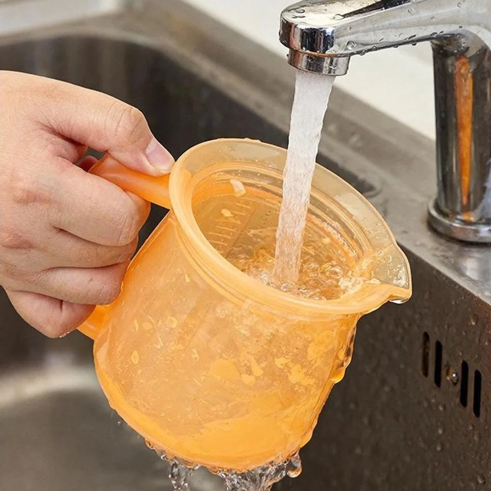 750ml Food Grade Silicone Milk Jug Heat Resistant Water Kettle Coffee Pot for Tea (BPA-Free, FDA Certified) - Yellow - 2
