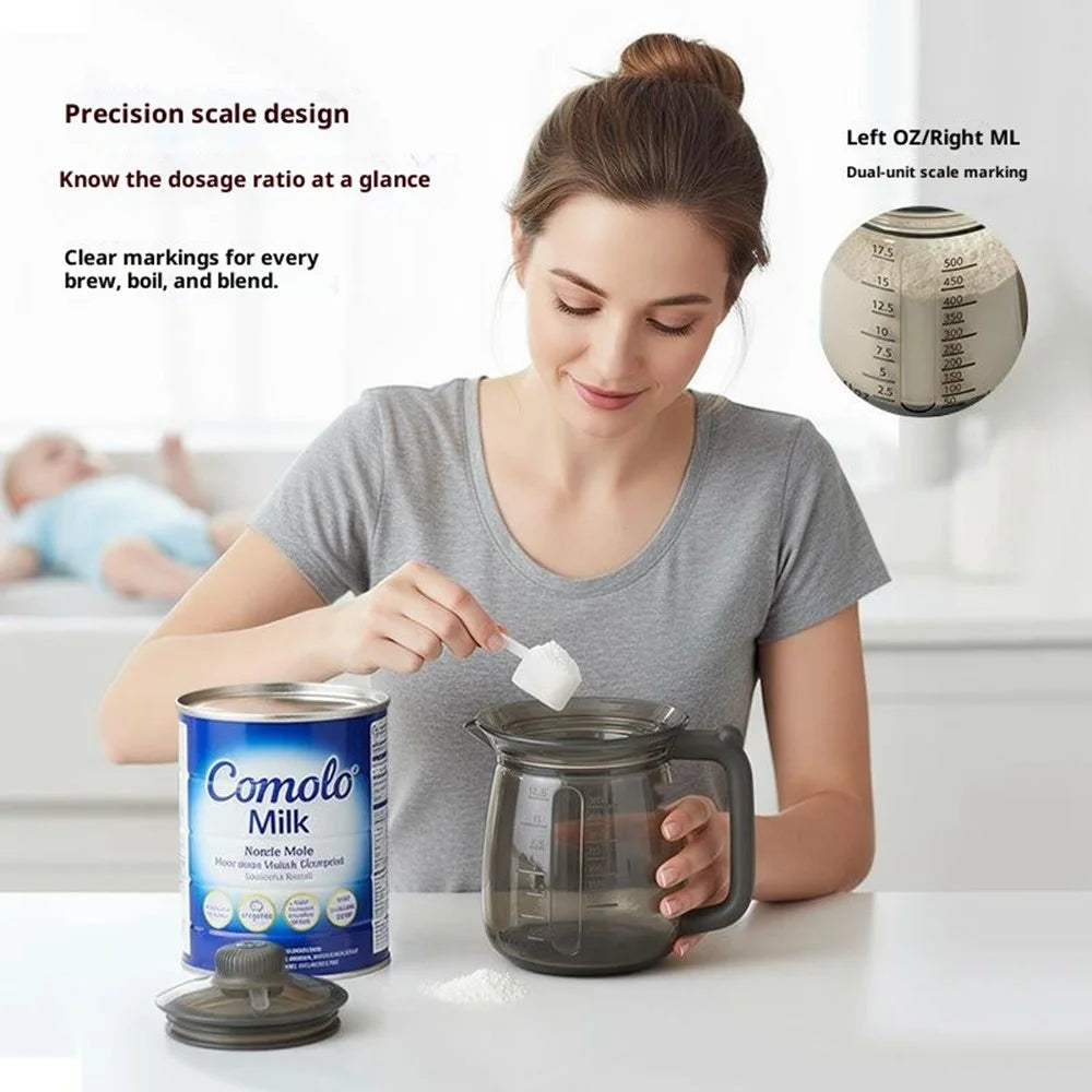 750ml Food Grade Silicone Milk Jug Heat Resistant Water Kettle Coffee Pot for Tea (BPA-Free, FDA Certified) - Yellow - 5