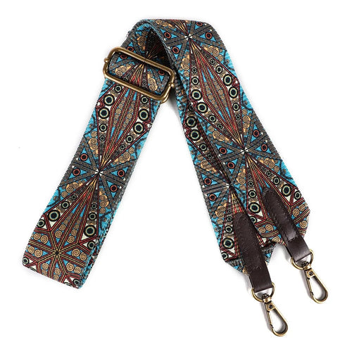 3001 Wide Purse Strap Bohemian Replacement Crossbody Shoulder Strap Adjustable Handbag Belt - Style A - 1