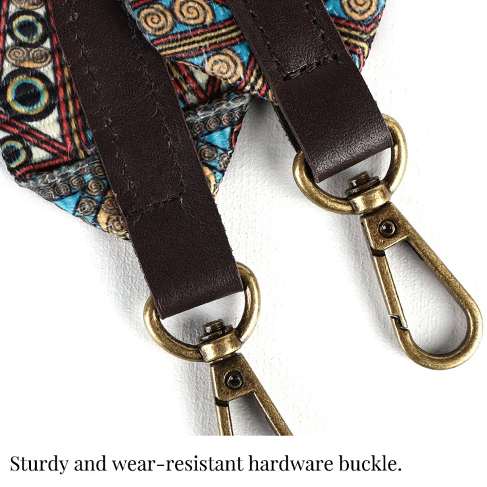 3001 Wide Purse Strap Bohemian Replacement Crossbody Shoulder Strap Adjustable Handbag Belt - Style A - 6
