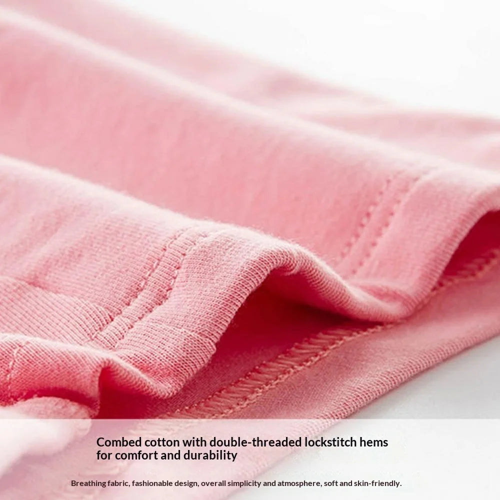 Women Cotton Safety Underwear High Waisted Non-magnetic Zipper Pocket Anti-theft Boxer Shorts - Pink  /  M - 2