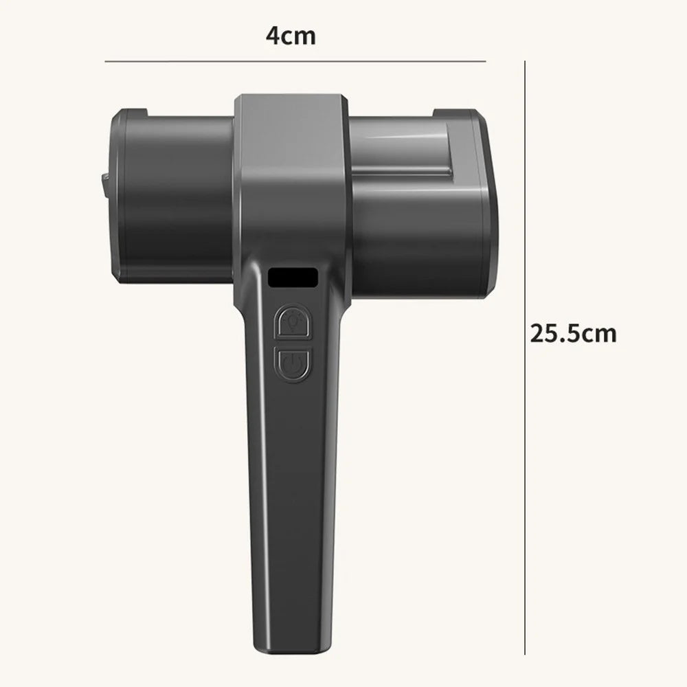 Electric Grill Cleaning Brush Cordless 360 Degrees Rotating IPX6 Waterproof Clean Brush with 3Pcs Brush Heads for BBQ - Gold - 7