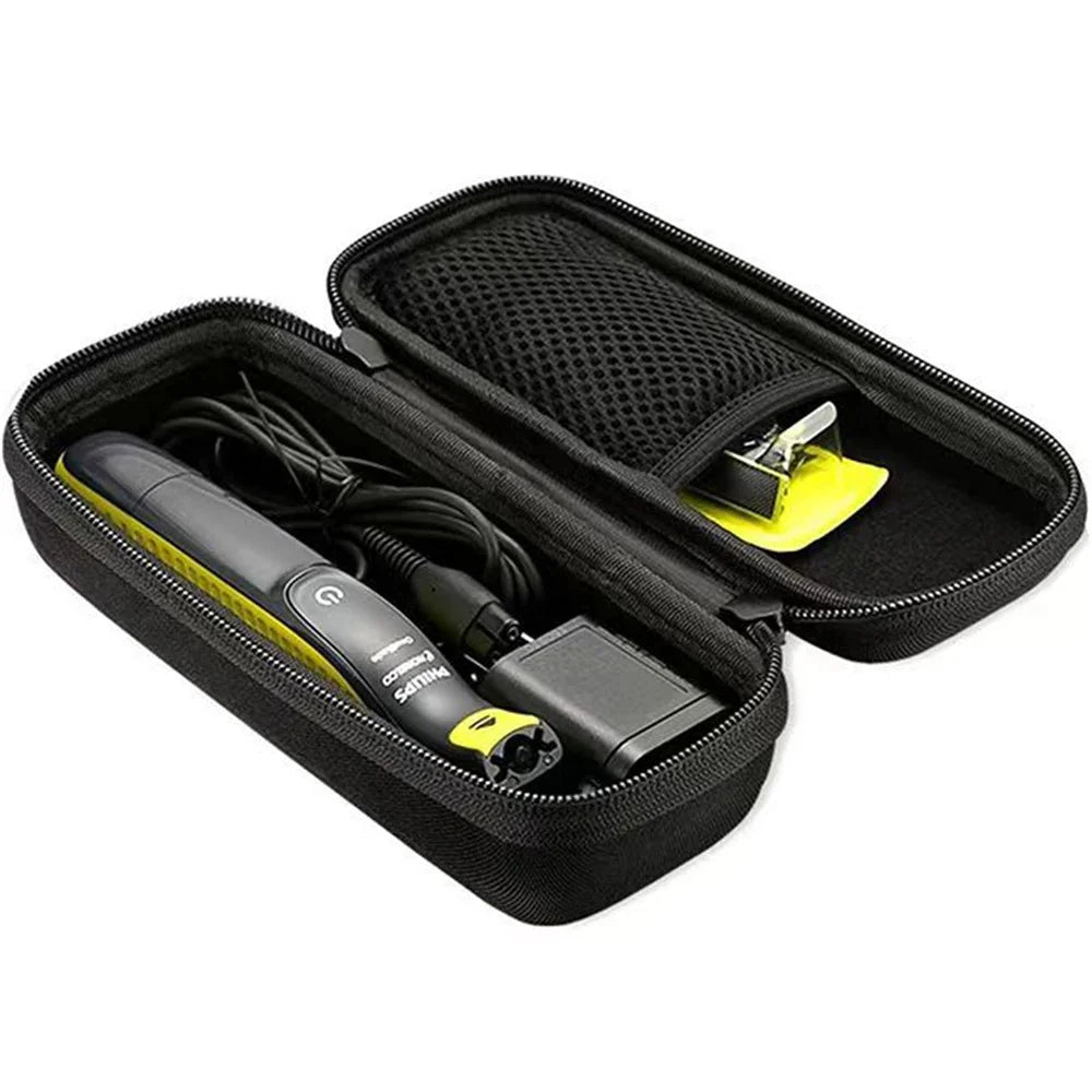 EVA Hard Shell Case for Philips OneBlade 360 QP2834 / 70 Electric Shaver Portable Travel Storage Bag Protective Carrying Case - Black - 1