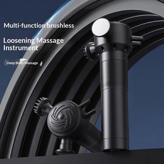 Multi-Functional Fascia Release Massage Gun Deep Tissue Massage Gun 4 Speed Levels Portable Muscle Relaxing Massager - 2