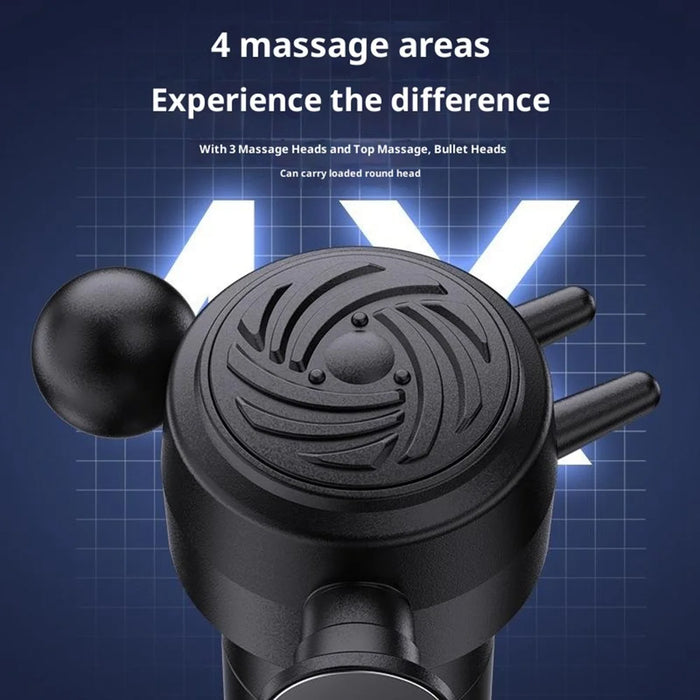 Multi-Functional Fascia Release Massage Gun Deep Tissue Massage Gun 4 Speed Levels Portable Muscle Relaxing Massager - 5